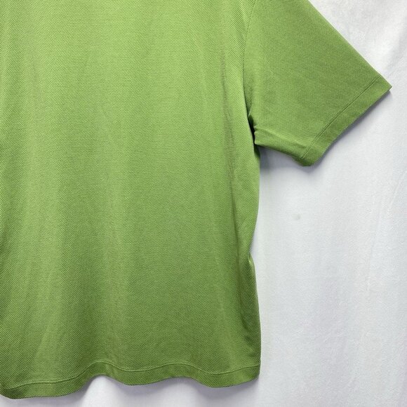 Tommy Bahama Textured Modal Short Sleeve Casual Golf Polo Shirt Men XL Green - Picture 16 of 16